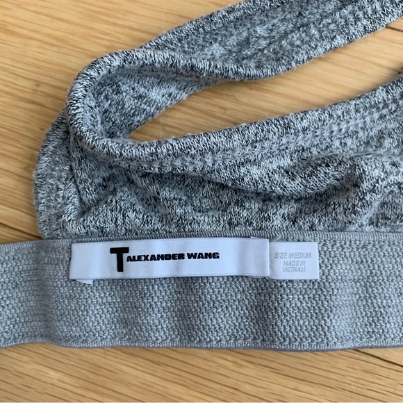 ❌ SOLD ❌ T by ALEXANDER WANG Grey Heather Soft Bra Top - Picture 6 of 6